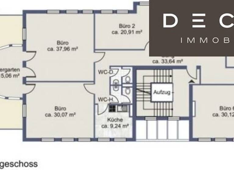 Büro zur Miete 8,50 € teilbar ab 234,8 m² Teufelhof St. Pölten 3100