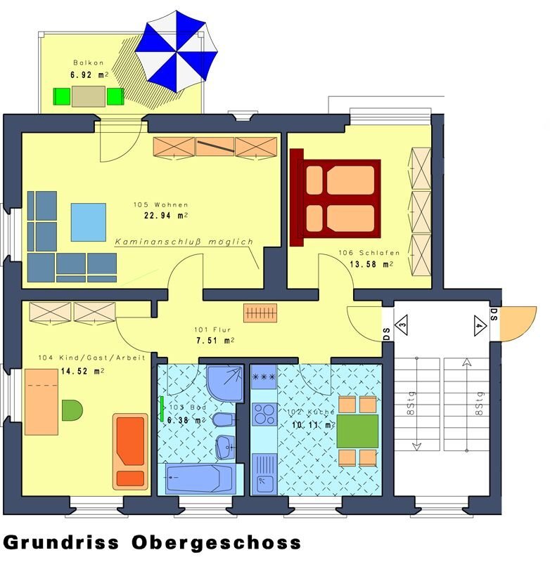 Wohnung zum Kauf 235.000 € 3 Zimmer 78,5 m²<br/>Wohnfläche 1.<br/>Geschoss Beethovenstraße 27 Heidenau 01809