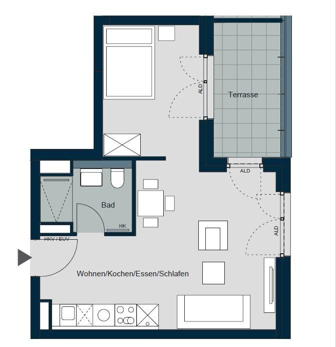 Wohnung zum Kauf 499.000 € 2 Zimmer 50 m²<br/>Wohnfläche Lochhausen München 81249