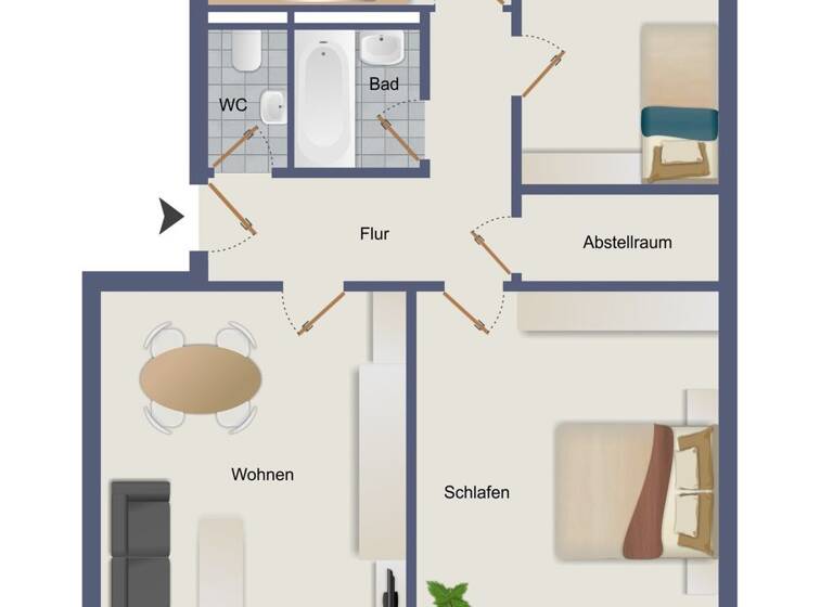 Wohnung zum Kauf 299.000 € 3 Zimmer 71 m² 2. Geschoss Böblingen 71034