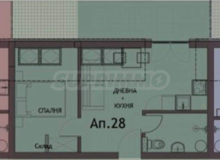 Studio zum Kauf 67.495 € 2 Zimmer 52,1 m² Sozopol