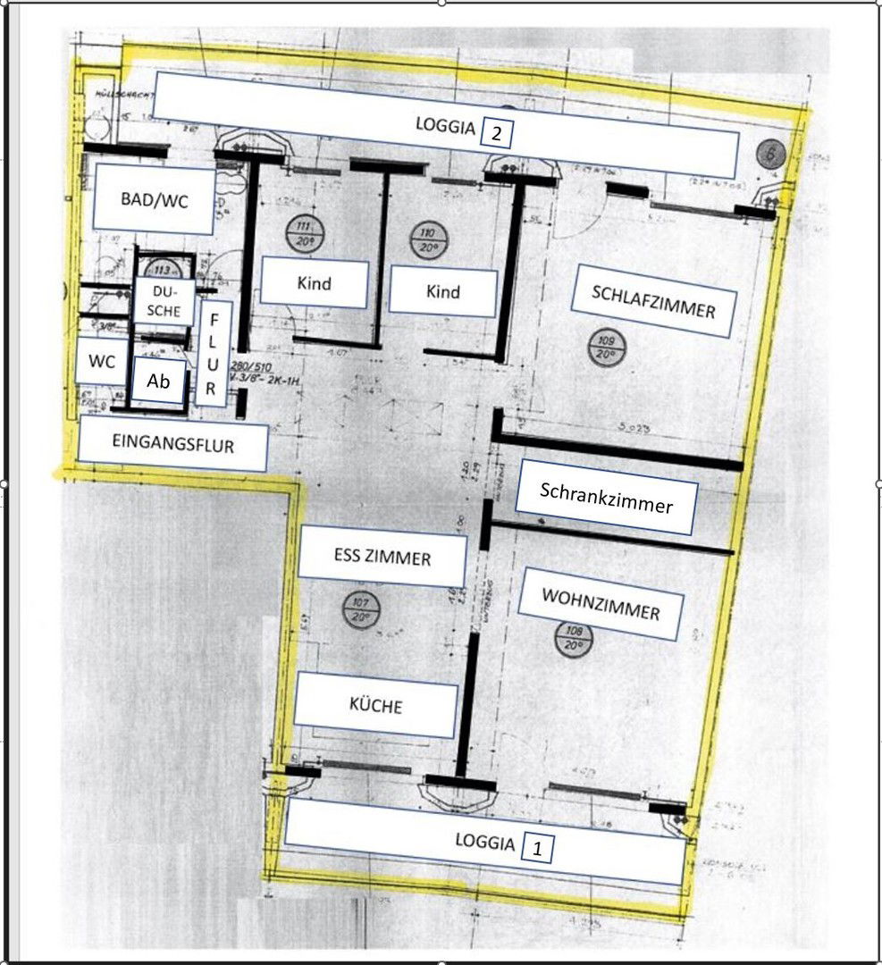 Wohnung zum Kauf provisionsfrei 590.000 € 5 Zimmer 141 m²<br/>Wohnfläche 3.<br/>Geschoss Sachsenhausen - Süd Frankfurt am Main 60598