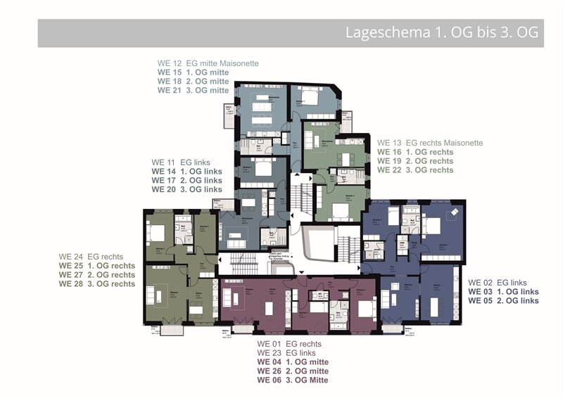 Wohnung zum Kauf 324.000 € 2 Zimmer 56 m²<br/>Wohnfläche 2.<br/>Geschoss Deidesheimer Str. 8 Wilmersdorf Berlin 14197