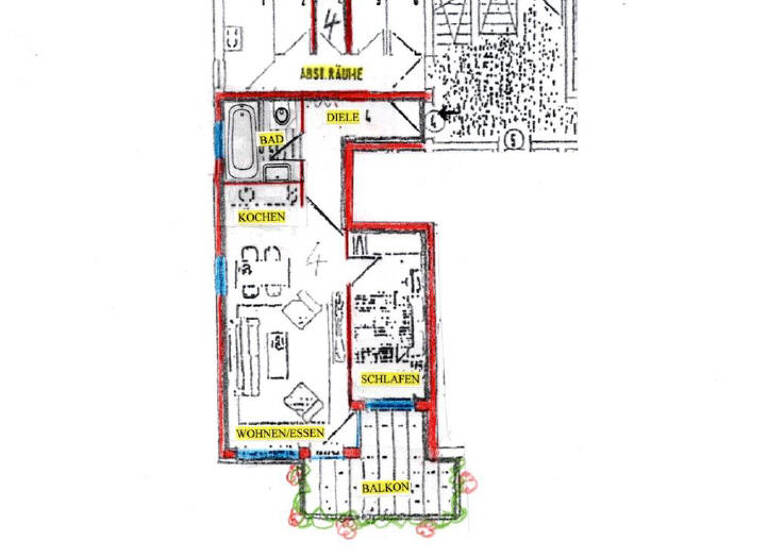 Wohnung zum Kauf 98.000 € 1,5 Zimmer 40,9 m²<br/>Wohnfläche 1.<br/>Geschoss Vordertodtmoos Todtmoos 79682
