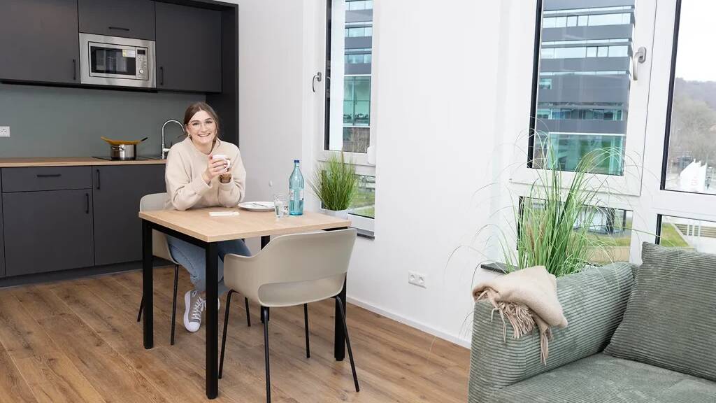 Studio zur Miete Wohnen auf Zeit 745 € 1 Zimmer 41 m² frei ab sofort Karlstraße 23 Innenstadt Heidenheim an der Brenz 89518