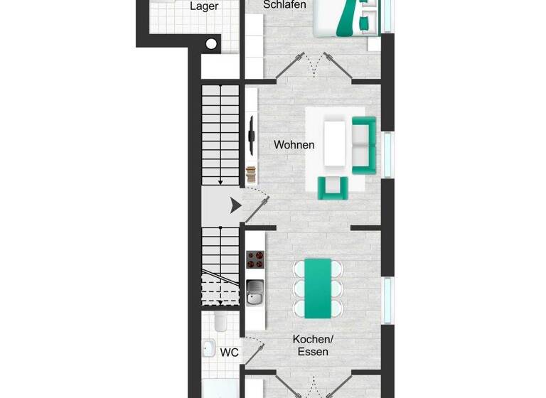 Wohnung zur Miete 1.060 € 3,5 Zimmer 84 m² 1. Geschoss frei ab 01.05.2026 Pfaffenhofen 74397
