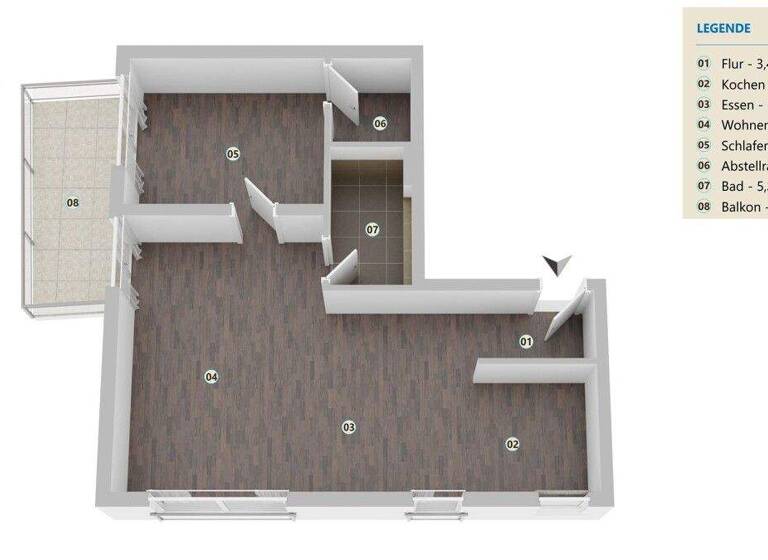 Wohnung zum Kauf 289.000 € 2,5 Zimmer 74 m² 1. Geschoss Queidersbach 66851