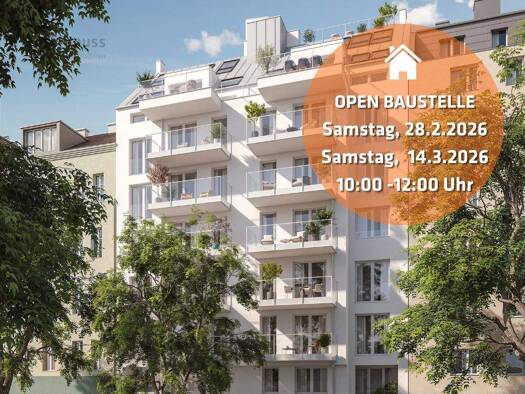 Studio zum Kauf - Erstbezug 247.296 € 2 Zimmer 30,8 m² 6. Geschoss Wien, Brigittenau 1200