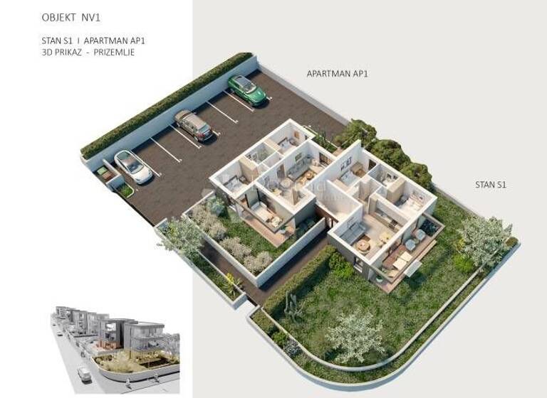 Wohnung zum Kauf 259.000 € 3 Zimmer 74 m² Novalja