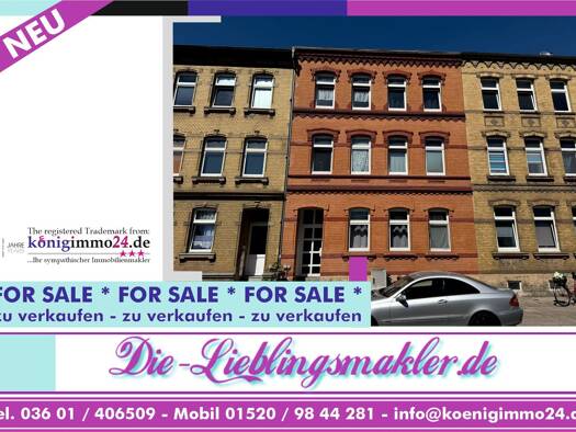 Mehrfamilienhaus zum Kauf als Kapitalanlage geeignet 299.000 € 14 Zimmer 317,6 m² 151 m² Grundstück Mühlhausen Mühlhausen/Thüringen 99974