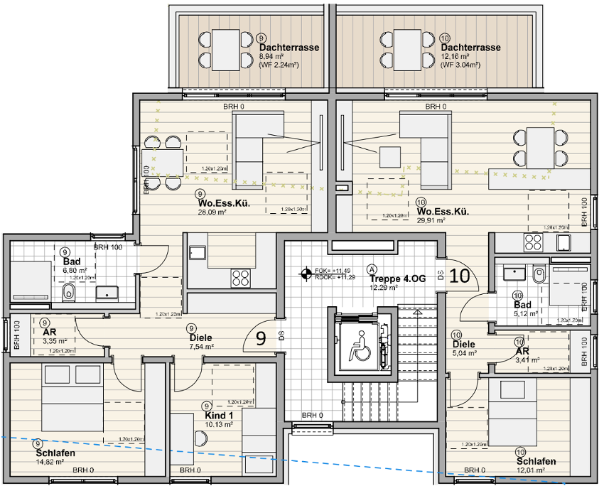 Wohnung zum Kauf provisionsfrei 4 Zimmer 101 m²<br/>Wohnfläche Wendalinusstraße 18 St. Wendel Sankt Wendel 66606