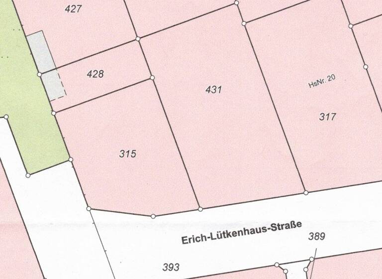 Grundstück zum Kauf provisionsfrei 210.160 € 592 m² Grundstück Erich-Lütkenhaus-Straße 22 Hamm-Mitte Hamm 59067