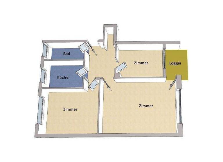 Wohnung zum Kauf 220.000 € 3 Zimmer 70 m² Zehlendorf Berlin 14165