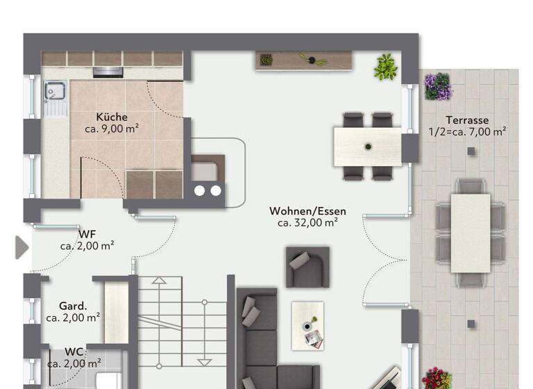 Reihenendhaus zum Kauf 449.000 € 5 Zimmer 121,9 m² 191 m² Grundstück Waldkraiburg 84478