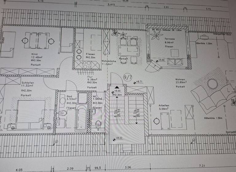 Wohnung zur Miete 535 € 3 Zimmer 83,4 m²<br/>Wohnfläche Dachgeschoss, 3.<br/>Geschoss Meisenweg 9 Pausitzer Delle Riesa 01589