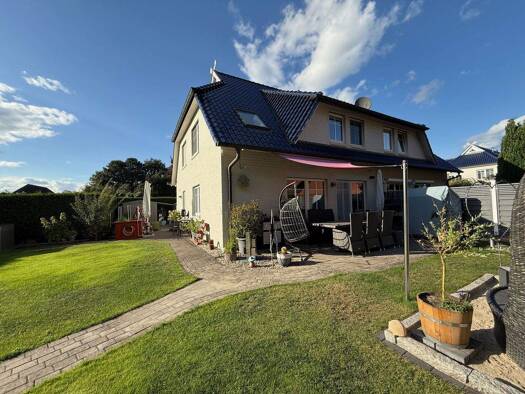 Doppelhaushälfte zum Kauf 369.000 € 4 Zimmer 128 m² 432 m² Grundstück Tespe 21395