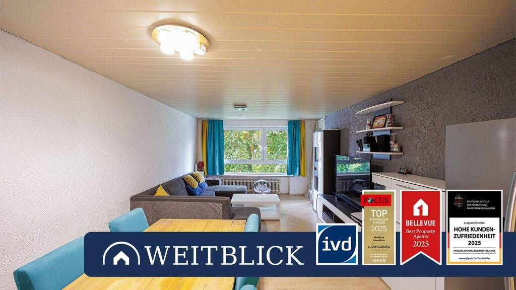 Wohnung zum Kauf 279.000 € 3,5 Zimmer 76 m² Mitte Ludwigsburg 71638