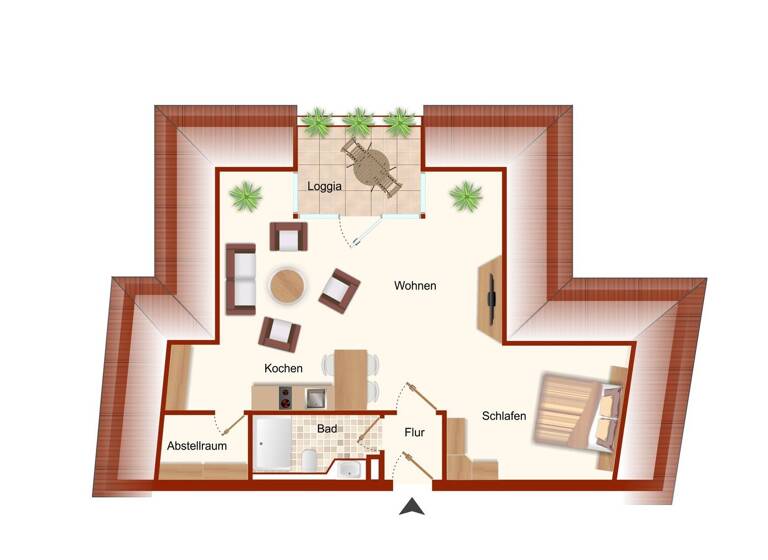 Wohnung zum Kauf 580.000 € 2 Zimmer 58 m² Norderney 26548