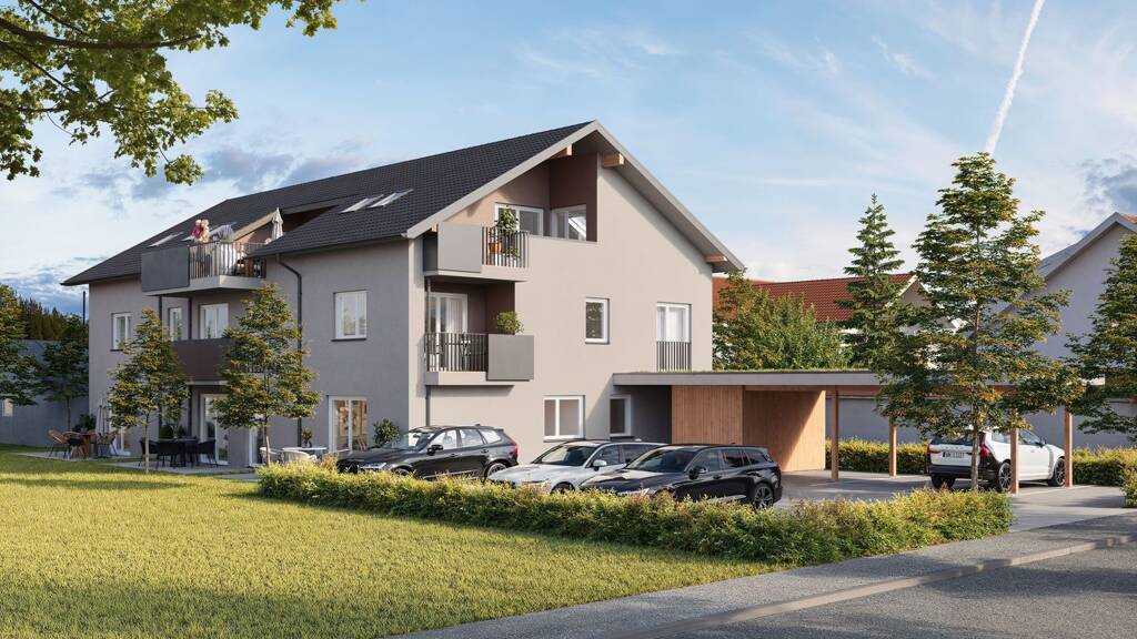 Terrassenwohnung zum Kauf - Erstbezug provisionsfrei 442.000 € 2 Zimmer 63 m² 2 Geschosse Bad Aibling 83043