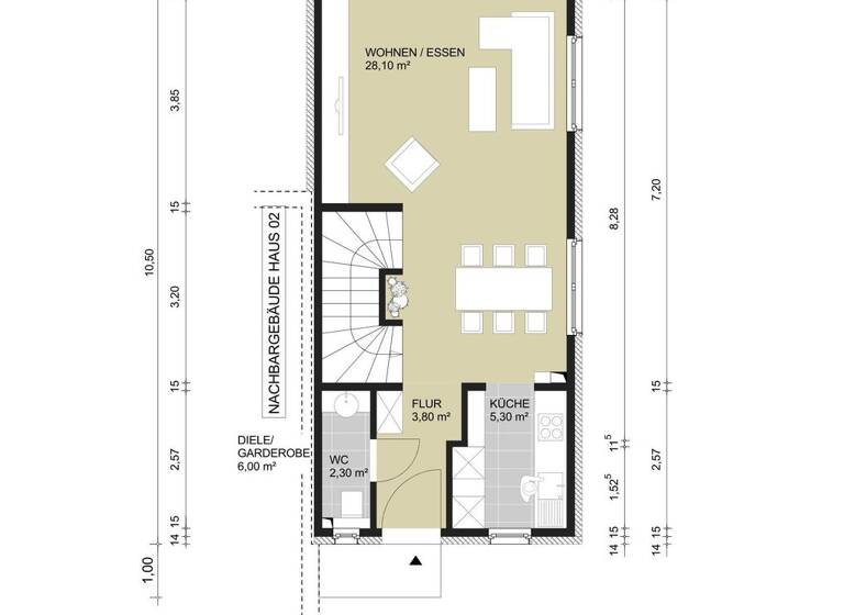 Doppelhaushälfte zum Kauf 695.000 € 4 Zimmer 108 m² 193 m² Grundstück Bodenheim 55294