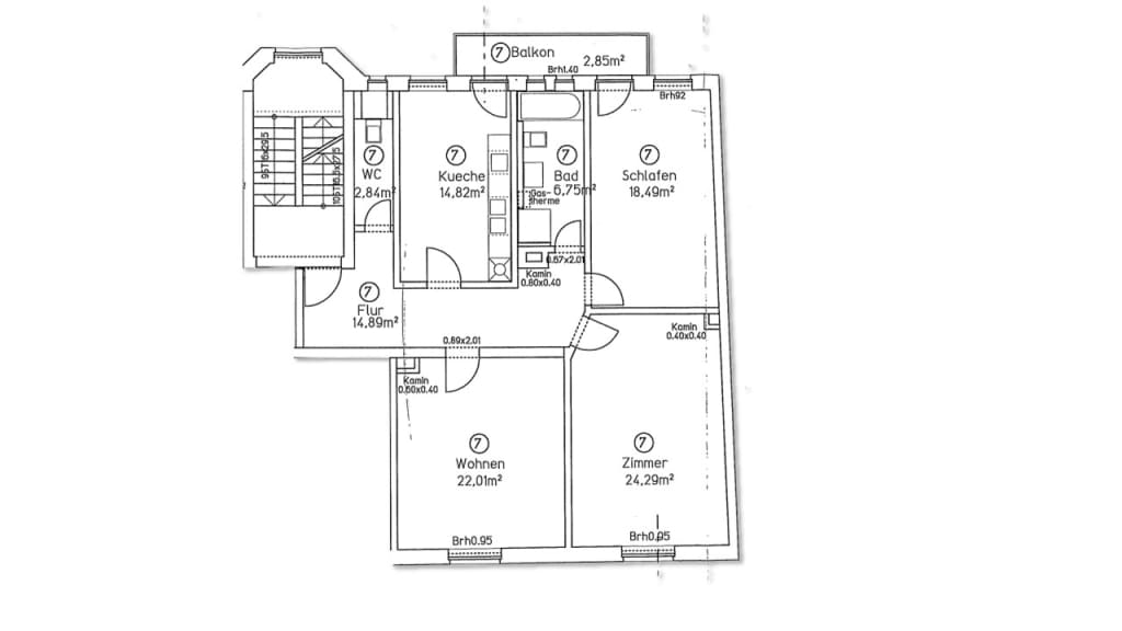 Wohnung zur Miete Wohnen auf Zeit 2.000 € 3 Zimmer 106 m²<br/>Wohnfläche 01.03.2025<br/>Verfügbarkeit Dürerstraße Neuostheim - Nord Mannheim 68163