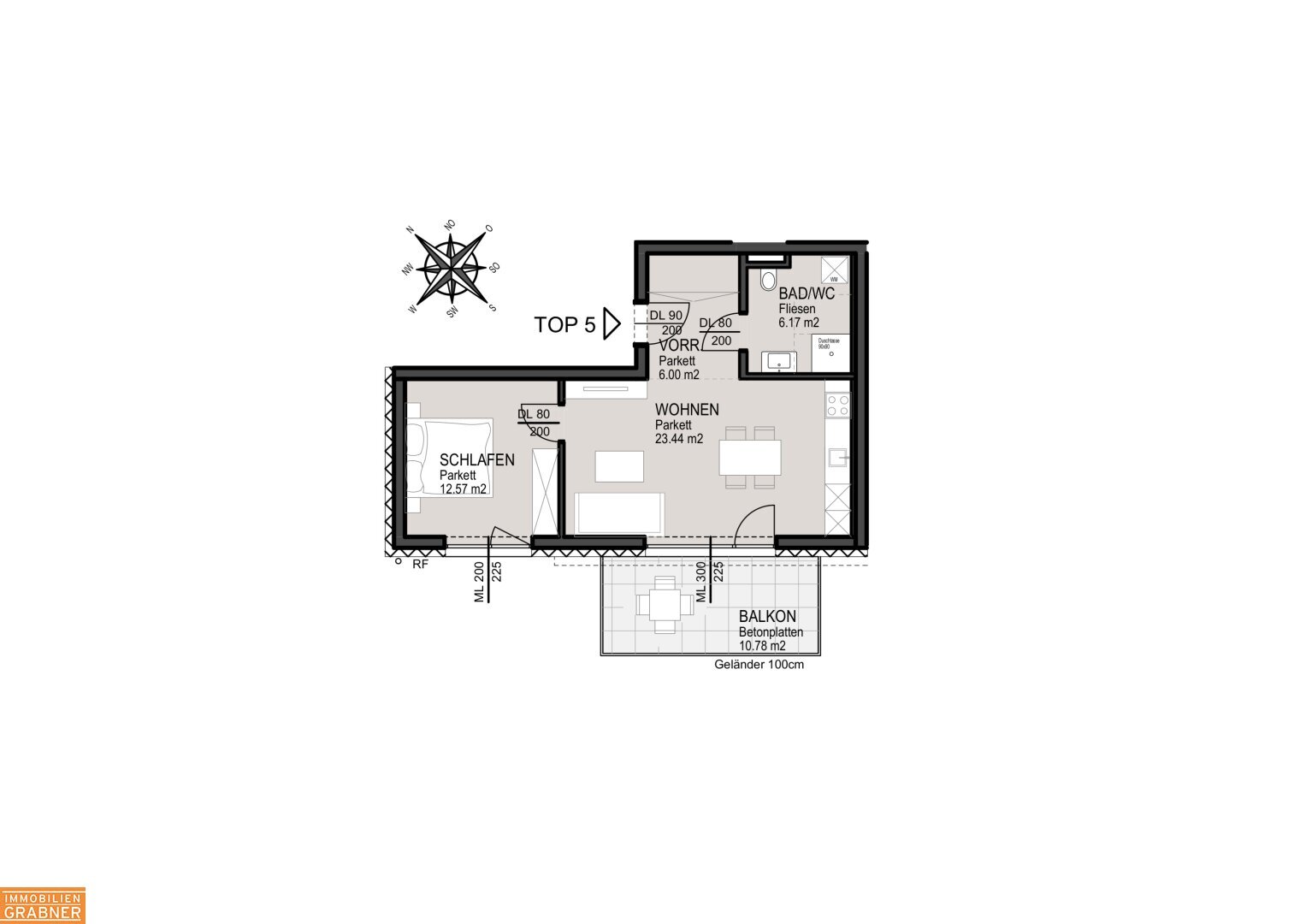 Wohnung zum Kauf 356.700 € 2,5 Zimmer 48 m²<br/>Wohnfläche 1.<br/>Geschoss Altmünster 4813