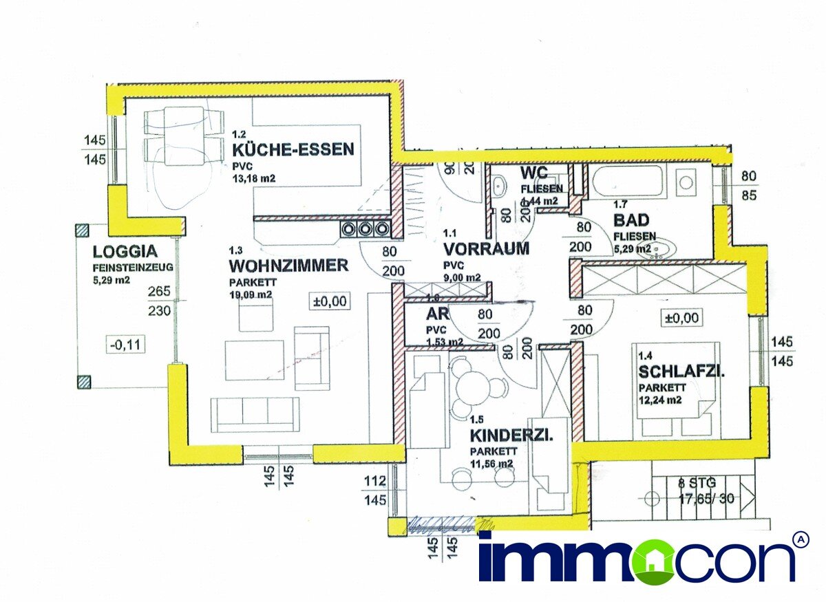 Wohnung zum Kauf 219.000 € 3 Zimmer 73,3 m²<br/>Wohnfläche Laakirchen 4663