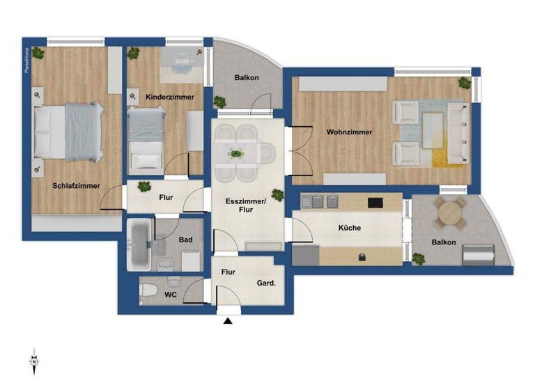 Wohnung zum Kauf 479.000 € 3 Zimmer 85 m² 4. Geschoss Haar 85540