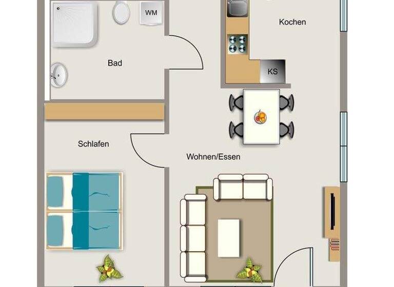 Wohnung zur Miete - Erstbezug 952 € 2 Zimmer 71,5 m² EG frei ab 01.08.2026 Liboriusstraße 41 Grumme Bochum 44807