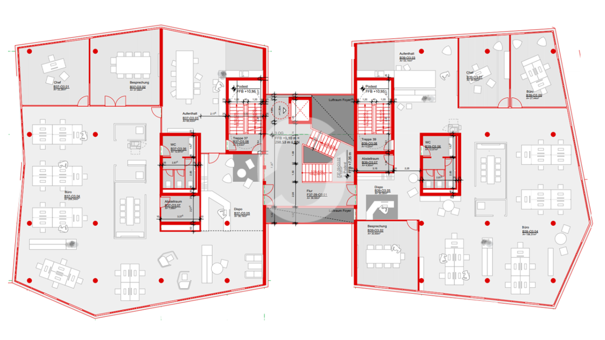 Büro-/Praxisfläche zur Miete provisionsfrei 19 € 391,6 m²<br/>Bürofläche ab 391,6 m²<br/>Teilbarkeit Zuffenhausen - Schützenbühl Stuttgart, Zuffenhausen 70435