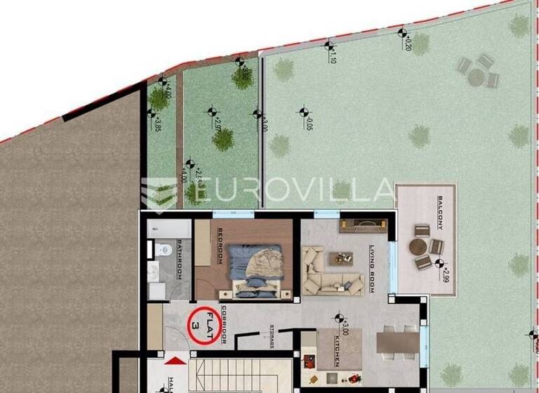 Studio zum Kauf 340.000 € 1 Zimmer 56 m² 1. Geschoss Jelsa Jelsa