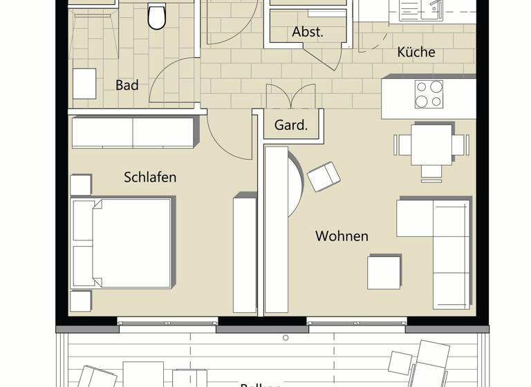 Wohnung zur Miete 770 € 2 Zimmer 57,4 m² Geschoss 1/3 frei ab 01.07.2026 Meiereistraße 12 Schwarzenbek 21493