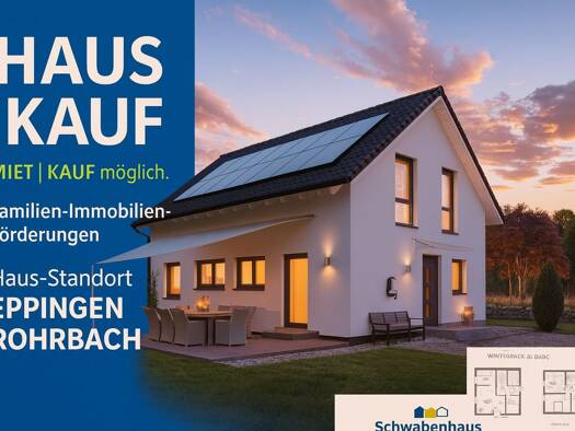 Einfamilienhaus zum Kauf provisionsfrei 433.260 € 4 Zimmer 140 m² 480 m² Grundstück Rohrbach Eppingen 75031