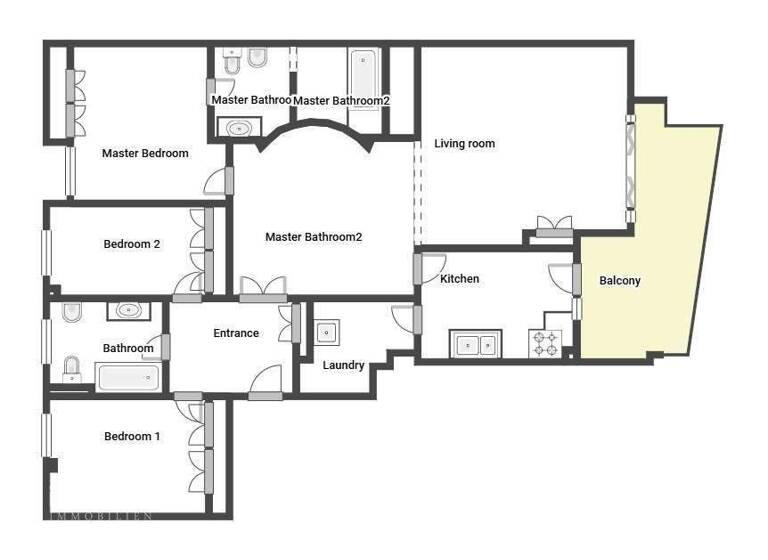 Wohnung zum Kauf provisionsfrei 600.000 € 5 Zimmer 95 m² 1. Geschoss Porto Cristo 07680