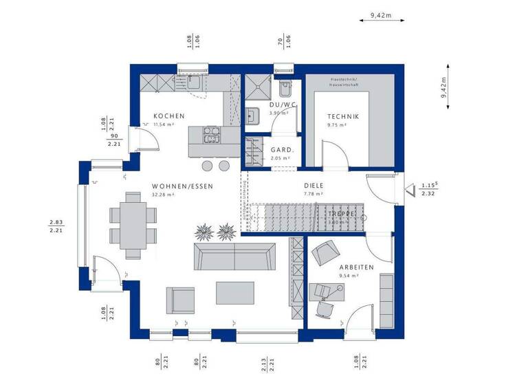 Haus zum Kauf provisionsfrei 847.000 € 6,5 Zimmer 148 m² 801 m² Grundstück Großenbuch Neunkirchen am Brand 91077