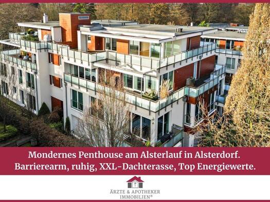 Penthouse zum Kauf 749.000 € 3 Zimmer 124 m² 3. Geschoss Alsterdorf Hamburg Alsterdorf / Ohlsdorf 22337