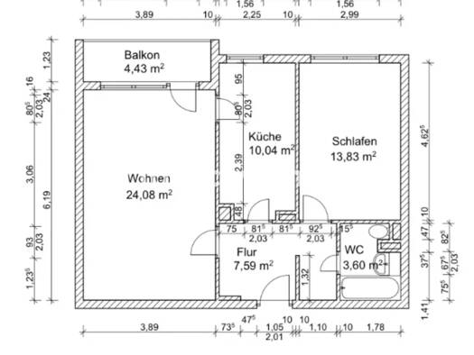Wohnung zur Miete Tauschwohnung 420 € 2 Zimmer 62 m² Spandau Berlin 13627