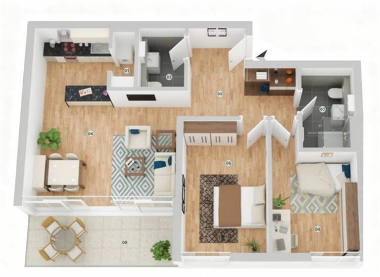 Wohnung zur Miete 1.350 € 3 Zimmer 85,1 m² Geschoss 3/4 frei ab 01.08.2026 Haidenhof-Nord Passau 94032