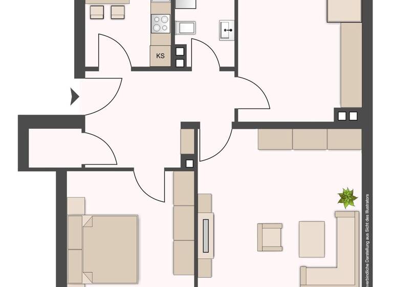Wohnung zum Kauf 350.000 € 3 Zimmer 70,3 m² Geschoss 2/4 frei ab sofort Würmstraße 21 Dachau 85221