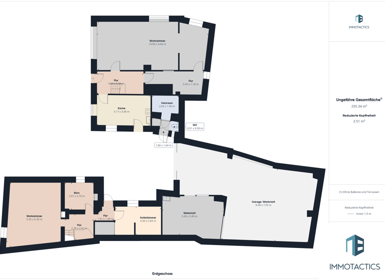 Mehrfamilienhaus zum Kauf 345.000 € 11 Zimmer 355 m² 542 m² Grundstück Münsterappel 67822