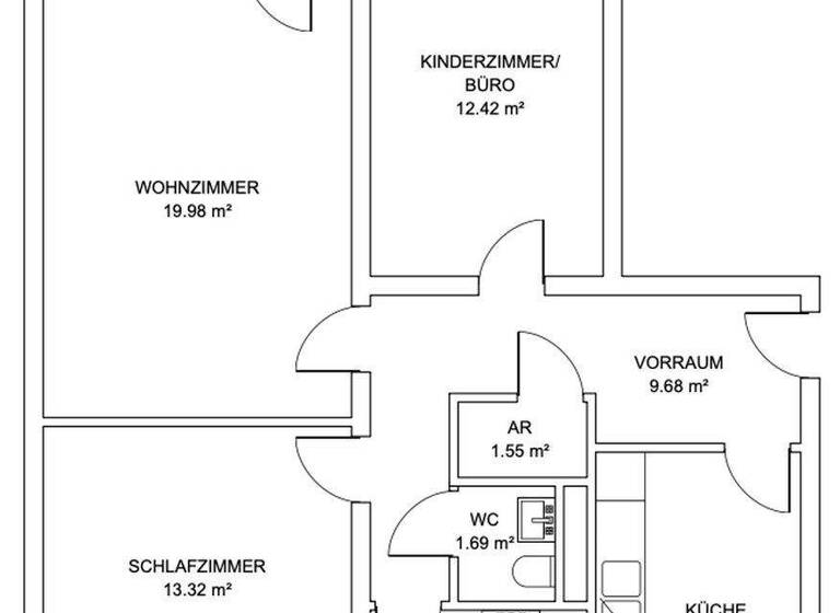 Wohnung zum Kauf provisionsfrei 287.000 € 3 Zimmer 74 m² 4. Geschoss Stadlerstraße 49 Waldegg Linz 4020