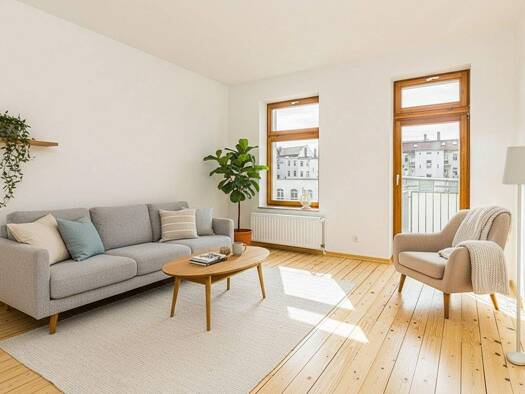 Wohnung zum Kauf provisionsfrei 279.000 € 2 Zimmer 74 m² 2. Geschoss Neustadt-Neuschönefeld Leipzig 04315