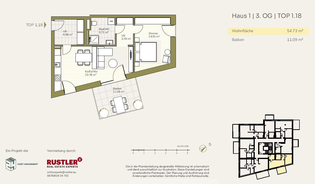 Wohnung zur Miete 559 € 2 Zimmer 54,7 m²<br/>Wohnfläche 01.09.2025<br/>Verfügbarkeit Straßgang Graz 8054