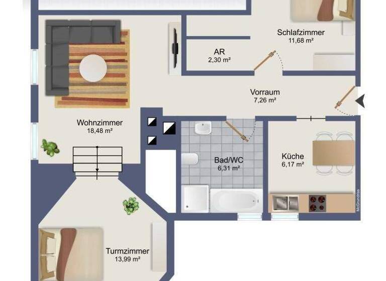 Wohnung zum Kauf 199.000 € 3 Zimmer 68,3 m² 3. Geschoss Pressbaum 3021
