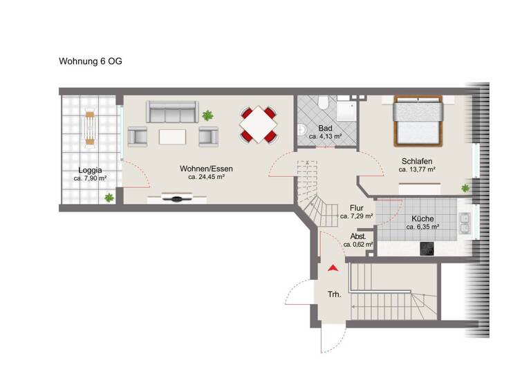 Wohnung zum Kauf 239.000 € 3 Zimmer 91,9 m² Falkenberg Lilienthal 28865