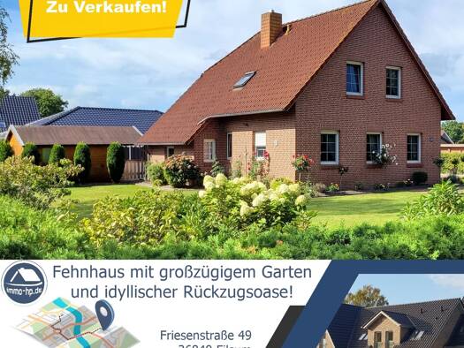 Einfamilienhaus zum Kauf 299.000 € 5 Zimmer 125 m² 1.333 m² Grundstück Friesenstraße 49 Lammertsfehn Filsum 26849