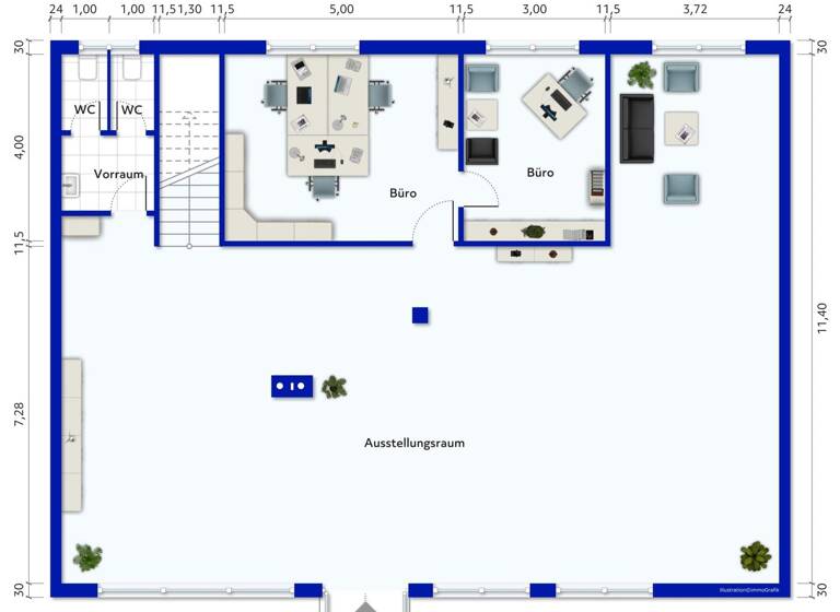 Bürogebäude zum Kauf 540.000 € 9 Zimmer Villingen Villingen-Schwenningen 78048