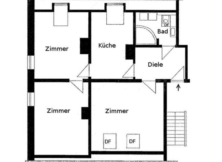 Wohnung zur Miete 980 € 3 Zimmer 83 m² 3. Geschoss Oberhausen Augsburg 86154