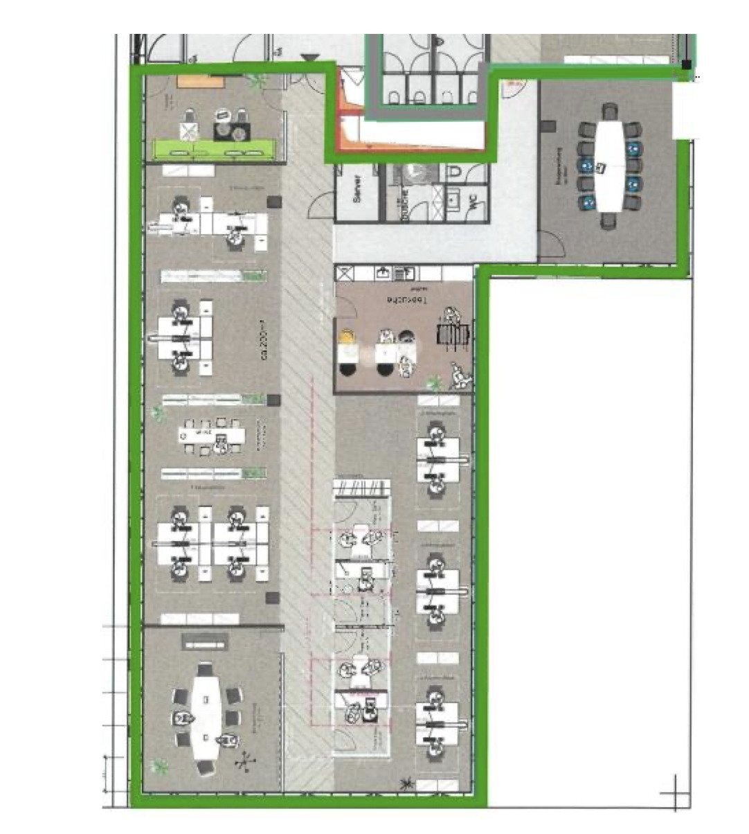 Bürogebäude zur Miete provisionsfrei 19,50 € 783 m²<br/>Bürofläche ab 360 m²<br/>Teilbarkeit Flughafen Frankfurt am Main 60549