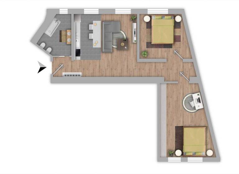 Studio zum Kauf 999.000 € 3 Zimmer 84,1 m² 4. Geschoss Wien,Innere Stadt 1010